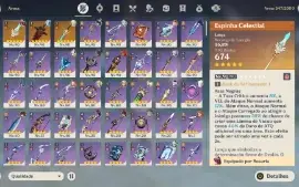 GENSHIN IMPACT - AR57 20T5⭐Eula C1, Shogun, Venti, Ganyu...