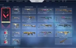 CONTA VALORANT QUASE R$2K INVESTIDOS EM SKINS - PLATINA 03