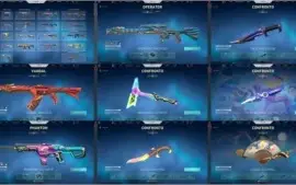 CONTA VALORANT QUASE R$2K INVESTIDOS EM SKINS - PLATINA 03