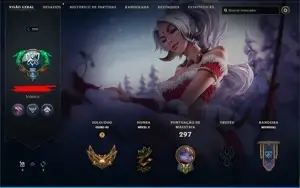 CONTA LOL GOLD 3 VÁRIAS SKINS
