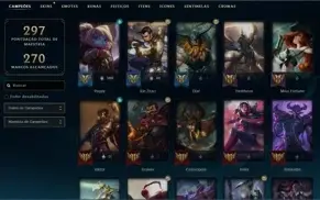 CONTA LOL GOLD 3 VÁRIAS SKINS