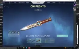 conta valorant 870 reais + investidos, 5 facas