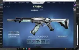 conta valorant 870 reais + investidos, 5 facas