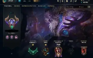 Conta lol 791(Skins), com um VALOR DE 6,324.50.