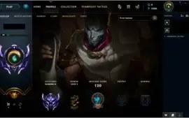 (CONTA DIAMOND 4) 40 champs,10 skins e 18 spolios de skin