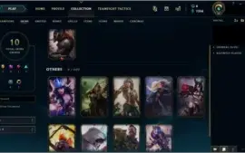 (CONTA DIAMOND 4) 40 champs,10 skins e 18 spolios de skin