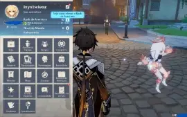 Genshin Impact AR 10, Zhongli + Mona
