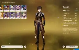 Genshin Impact AR 10, Zhongli + Mona