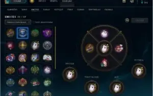 Conta de Lol com 100 skins e darius nova temivel e dj sona