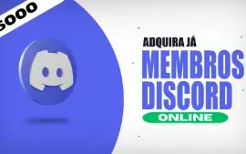 Discord 5000 Membros Online