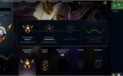 CONTA OURO COM 7 SKINS