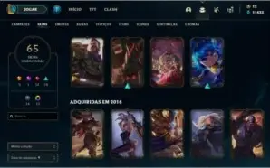 Conta de Lol Smurf Level 133