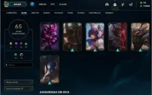 Conta de Lol Smurf Level 133