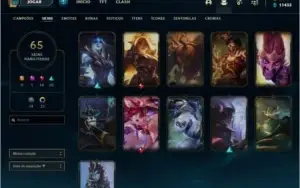 Conta de Lol Smurf Level 133
