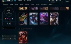 Conta de Lol Smurf Level 133