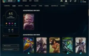 Conta de Lol Smurf Level 133