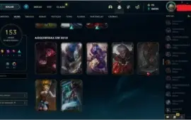 Conta LOL 2013 - Todos os campeões