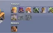 Conta clash of clans Cv 12 semi-full