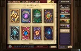 Conta de Hearthstone com todos heróis dourados