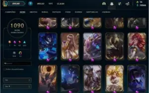 Conta Diamante III  valor unico (1090) skins