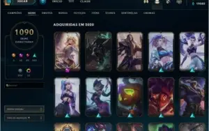 Conta Diamante III  valor unico (1090) skins
