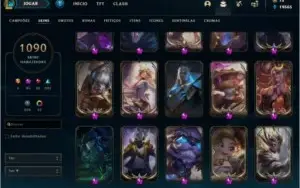 Conta Diamante III  valor unico (1090) skins