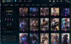Conta Diamante III  valor unico (1090) skins