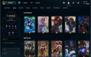 Conta Diamante III  valor unico (1090) skins