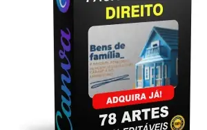 Pack Canva Direito Vol 1 - 78 Artes Editáveis