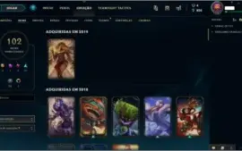 Conta Platina 3 102 Skin (annie Hextech) Muitos Campeoes