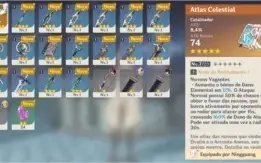 GENSHIN IMPACT CONTA AR-5 ATLAS CELESTIAL, NINGGUANG, BEIDOU