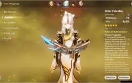 GENSHIN IMPACT CONTA AR-5 ATLAS CELESTIAL, NINGGUANG, BEIDOU