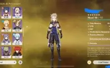 CONTA DE GENSHIN AR58 - 21 T5 + Yelan, Raiden, Kazuha + bis