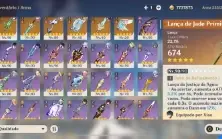 CONTA DE GENSHIN AR58 - 21 T5 + Yelan, Raiden, Kazuha + bis