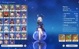 GENSHIN IMPACT - AR51, 10T5⭐Furina C2 + Bis, Baizhu + Bis...