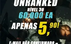 [BR] CONTA UNRANKED LVL 30, ATÉ 60K ESSÊNCIA AZUL. LOL