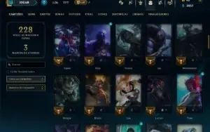 Prata 4 com 90 Champs e 51 Skins