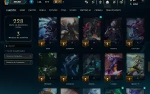 Prata 4 com 90 Champs e 51 Skins