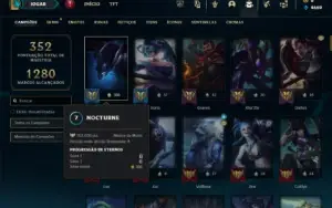 Ouro 4 com 120 Champs e 66 Skins ( MAIN JG ) + 700k de Noc