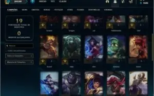 Conta prata 1 com 31 champs