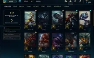 Conta prata 1 com 31 champs