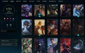 Ferro 3 com TODOS os champs e 131 Skins ( Mais de 15 Jogos )