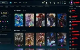 conta league of legends com todas as skins da loja e pax tf