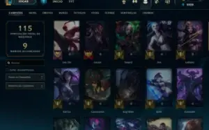 Conta League Of Legendsplatina 45 Champ  29 Skins