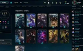Conta Riot com diversas skins no lol e com skin no valorant