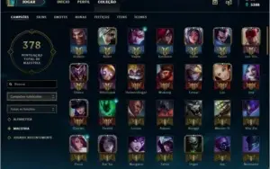 Conta Todos Champs ~ 104 Skins ~ 97 ícones~ Gold II ~