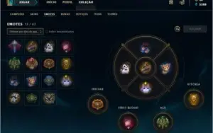 Conta Todos Champs ~ 104 Skins ~ 97 ícones~ Gold II ~