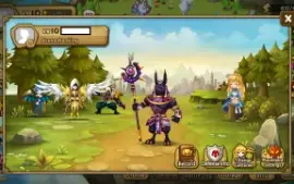 Reroll Summoners War lvl10 com Anubis Dark Thebae + Eladriel