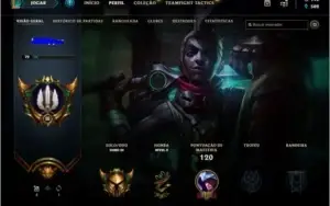 Conta LoL ouro 3