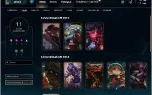 Conta LoL ouro 3